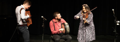 Visiting folk band Goitse
