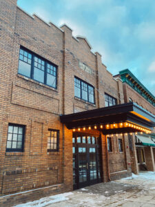 Outside of theater