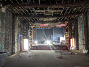 Building in a torn down state