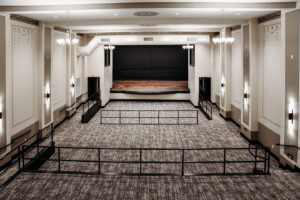 Completed theater interior