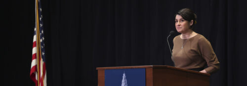 Hillsdale College celebrated the dedication of The Stanton Foundation Center for American Classical Education with a luncheon, ribbon cutting ceremony, and open house on Feb. 6.
