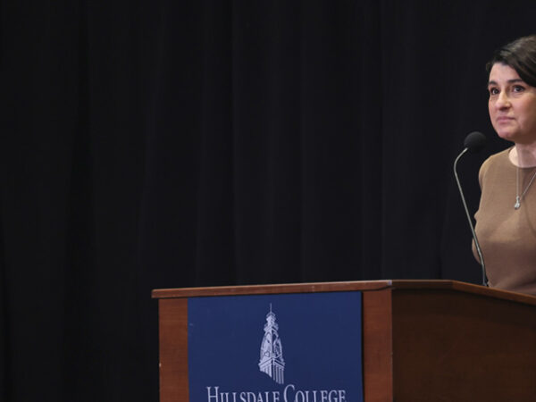 Hillsdale College celebrated the dedication of The Stanton Foundation Center for American Classical Education with a luncheon, ribbon cutting ceremony, and open house on Feb. 6.