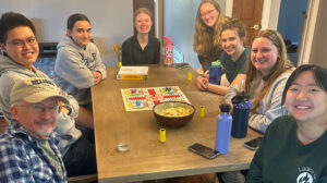 Group playing Monopoly