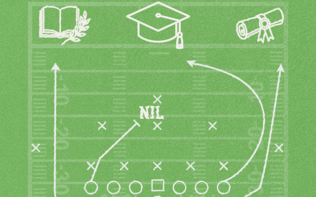 Illustration like football play